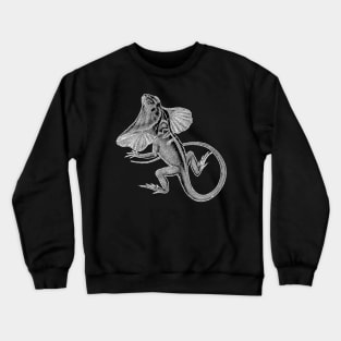 Frilled Neck Lizard | Reptile Animal Crewneck Sweatshirt